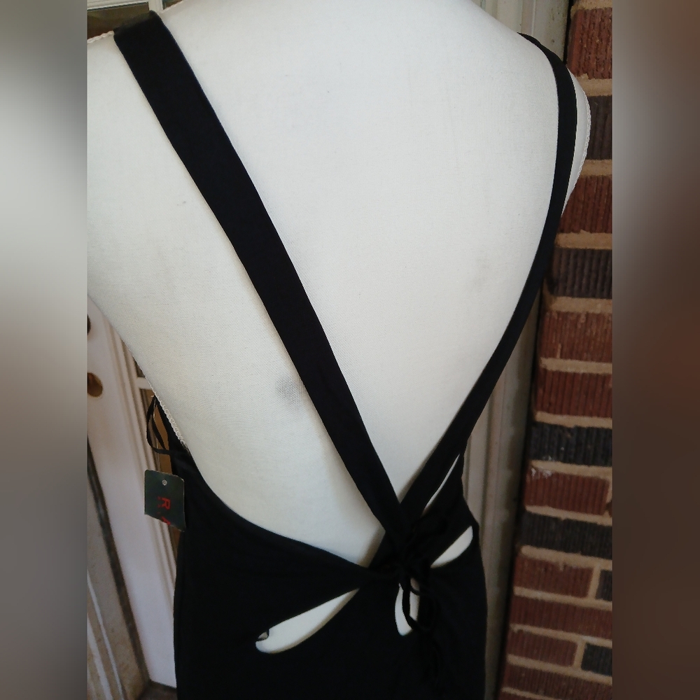 NWT RALPH LAUREN Black Sleeveless Dress - Picture 4 of 10